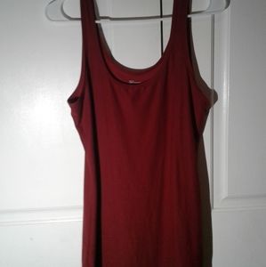 Burgundy Tank Top